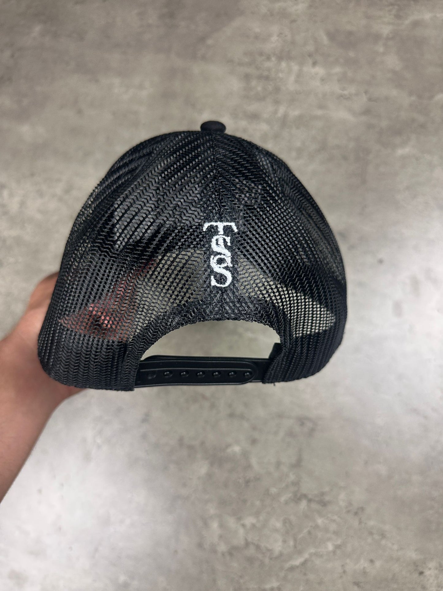 TSS CAP - BLACK SUEDE