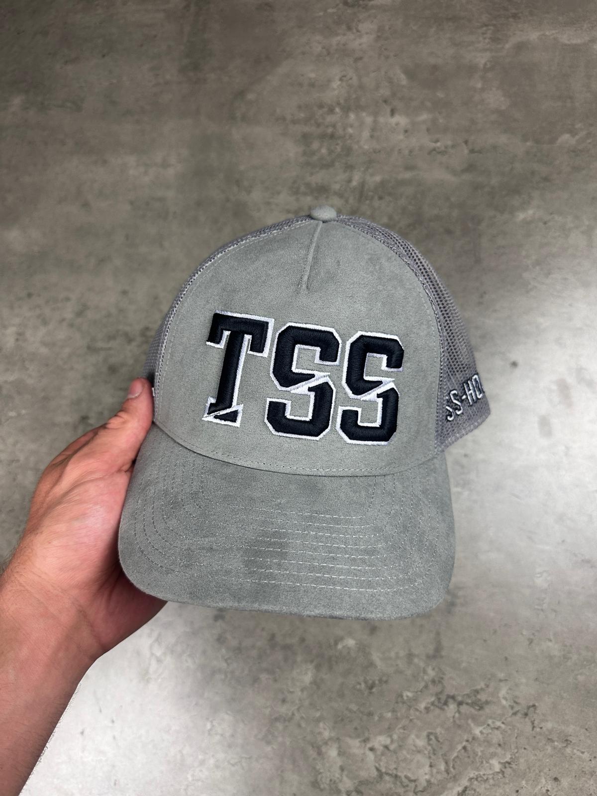 TSS CAP - GREY SUEDE