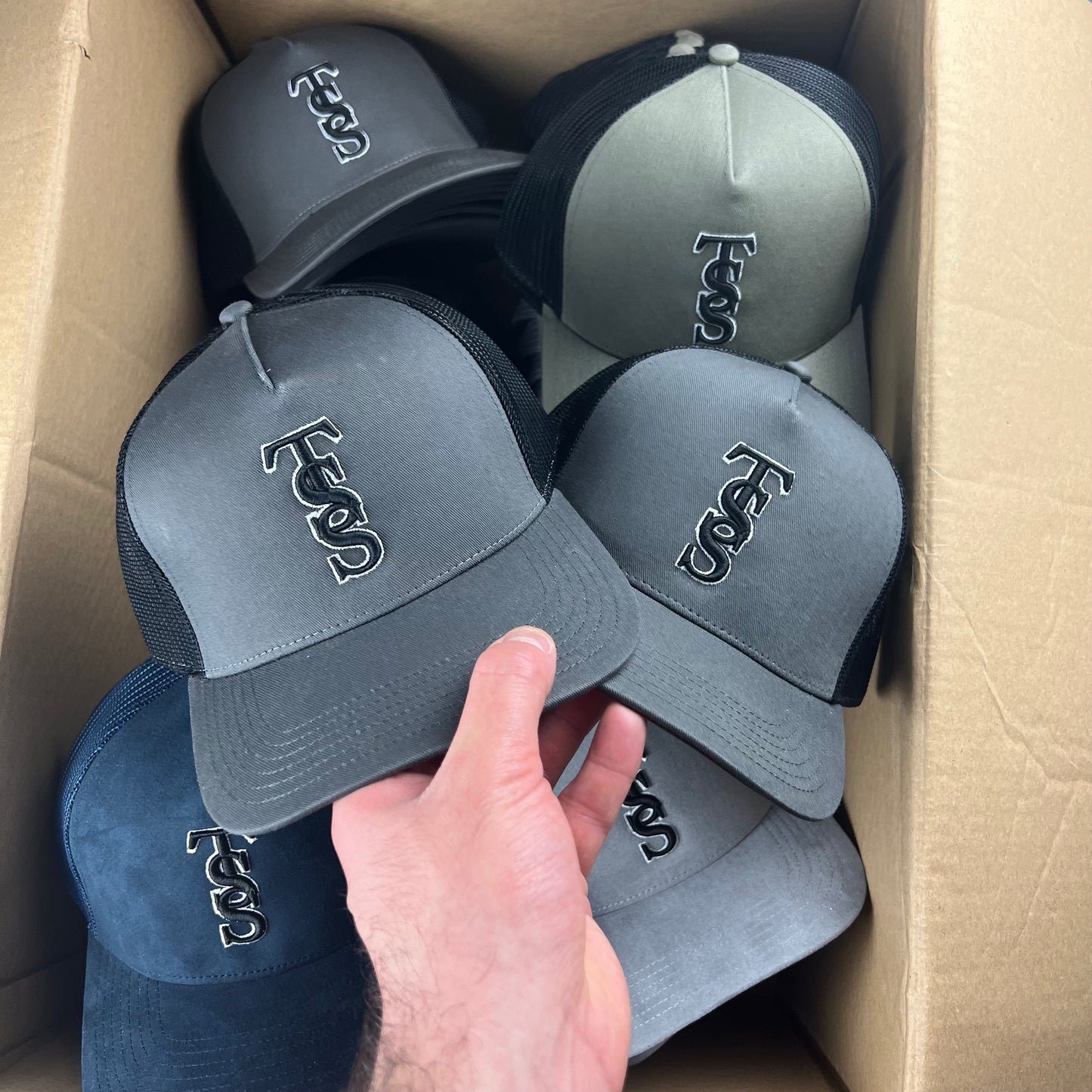 DARK GREY TSS CAP - COTTEN