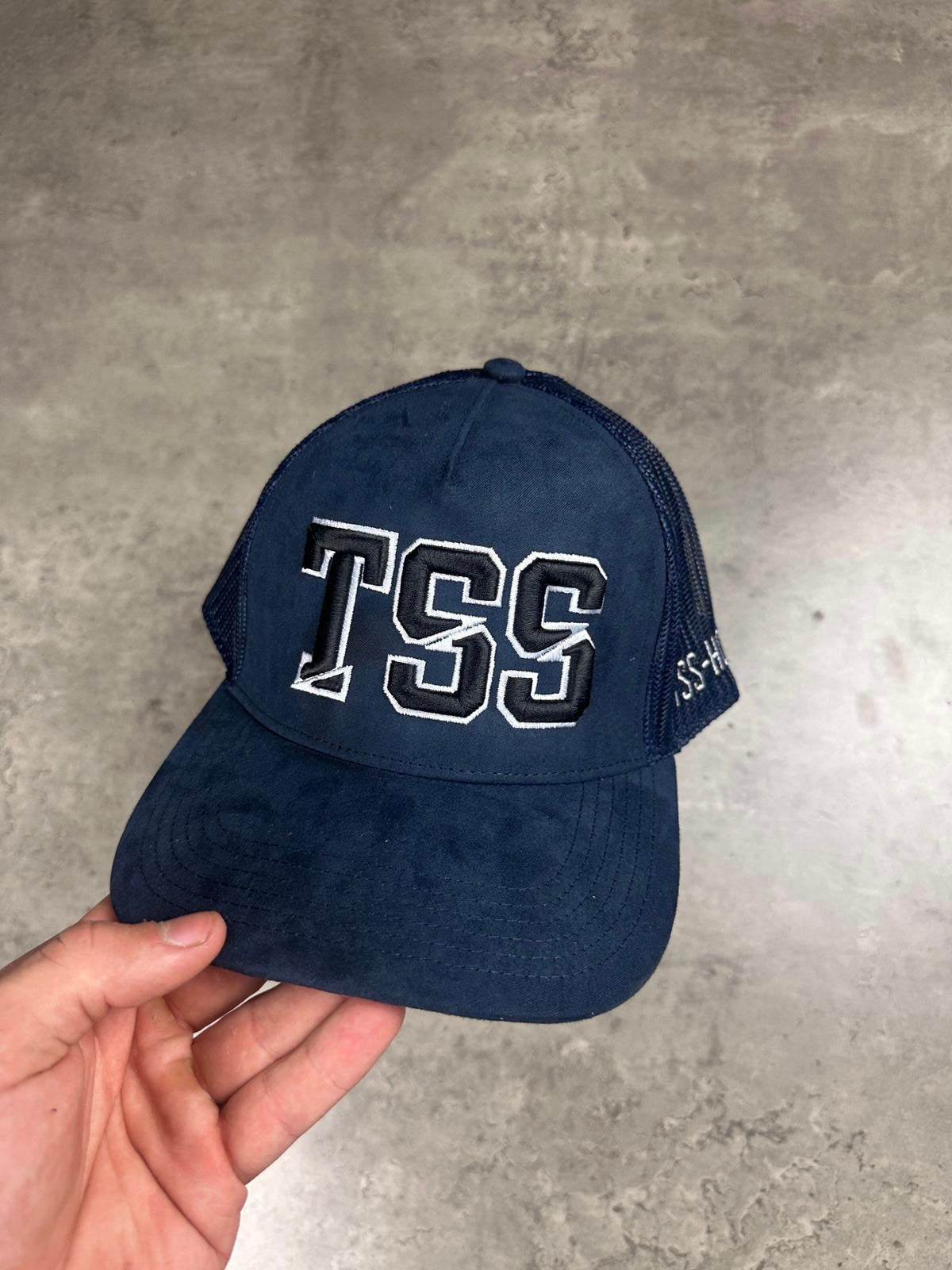 TSS CAP - NAVY SUEDE