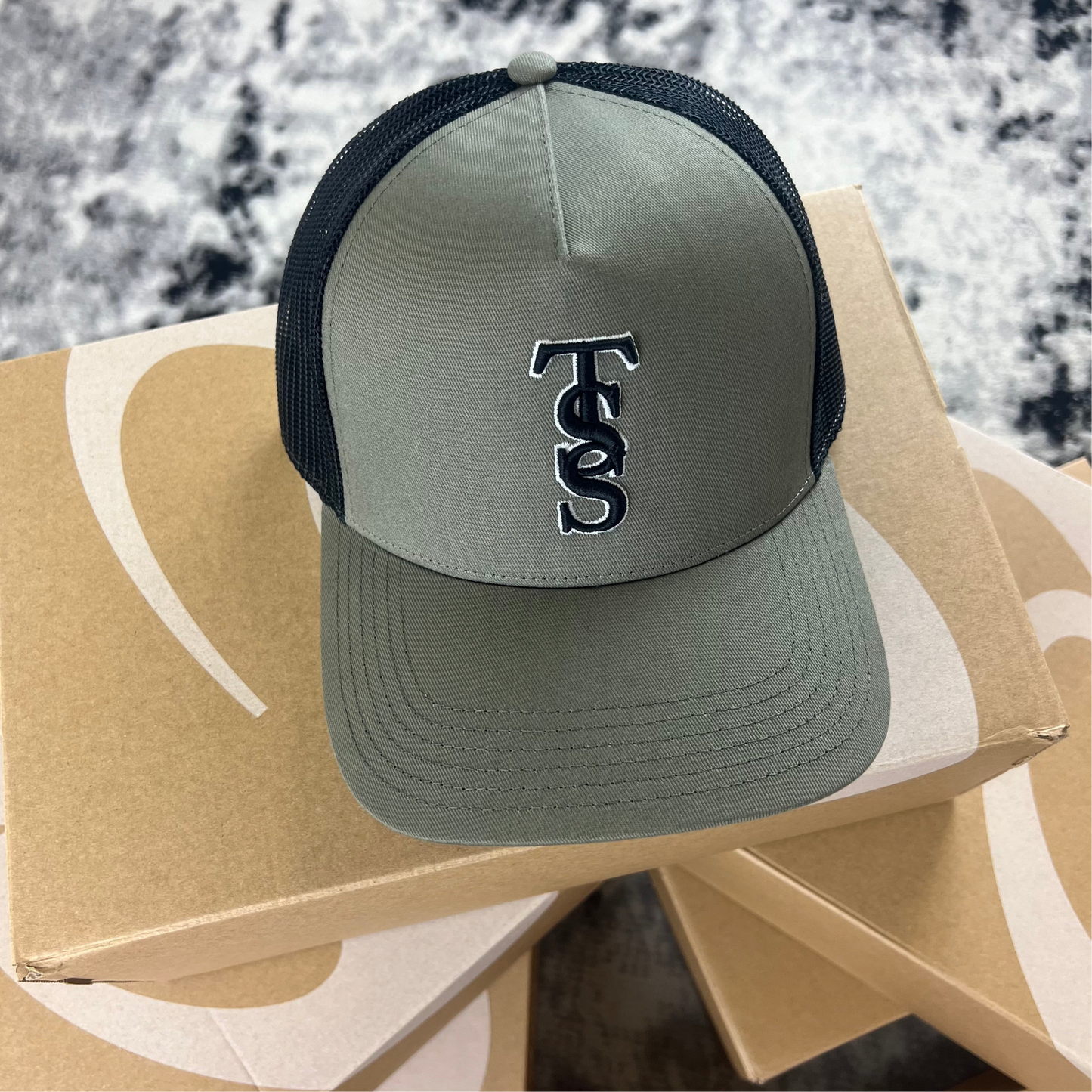 TSS CAP - KHAKI / BLACK