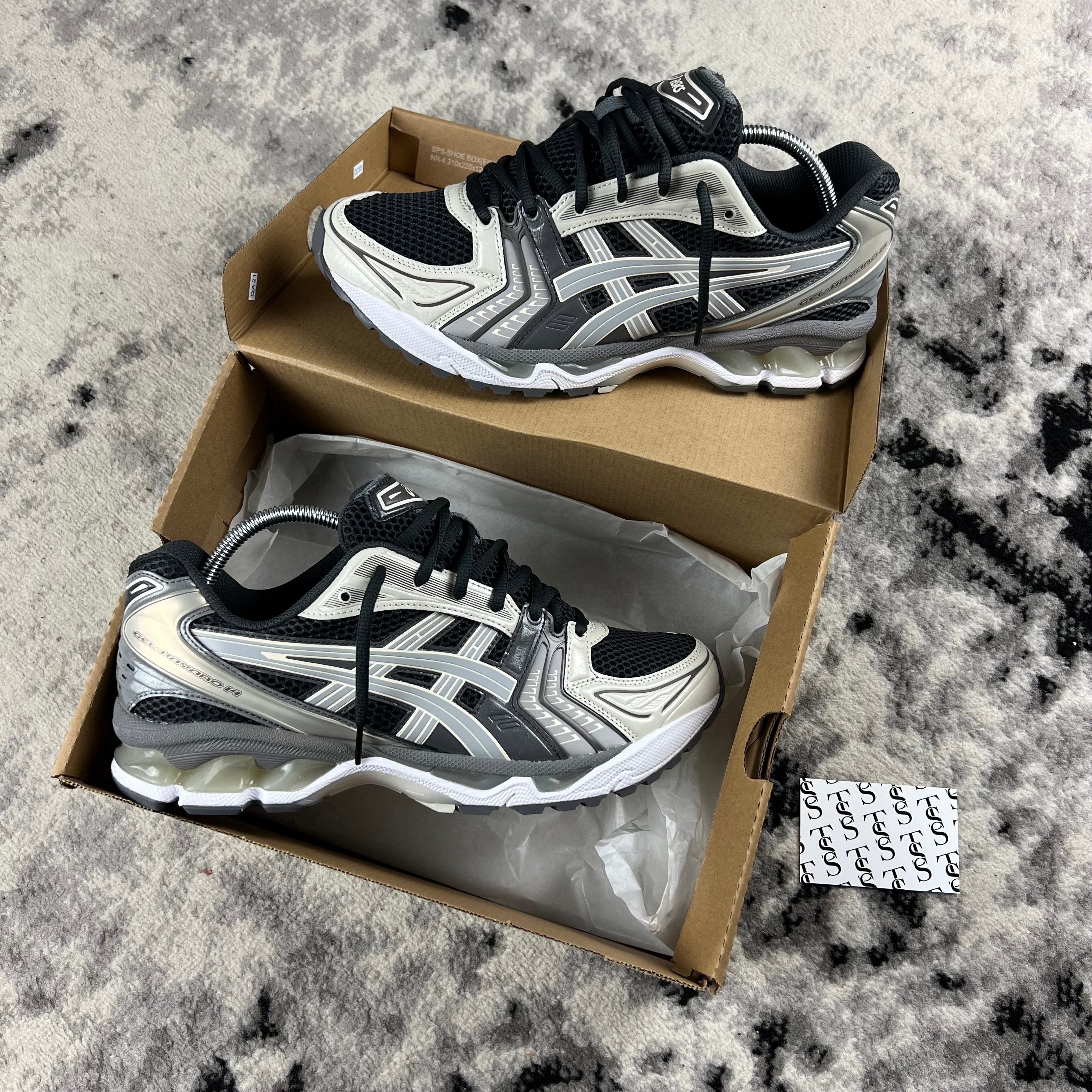 ASICS KAYONO 14 - OBSIDIAN / GREY CEMENT