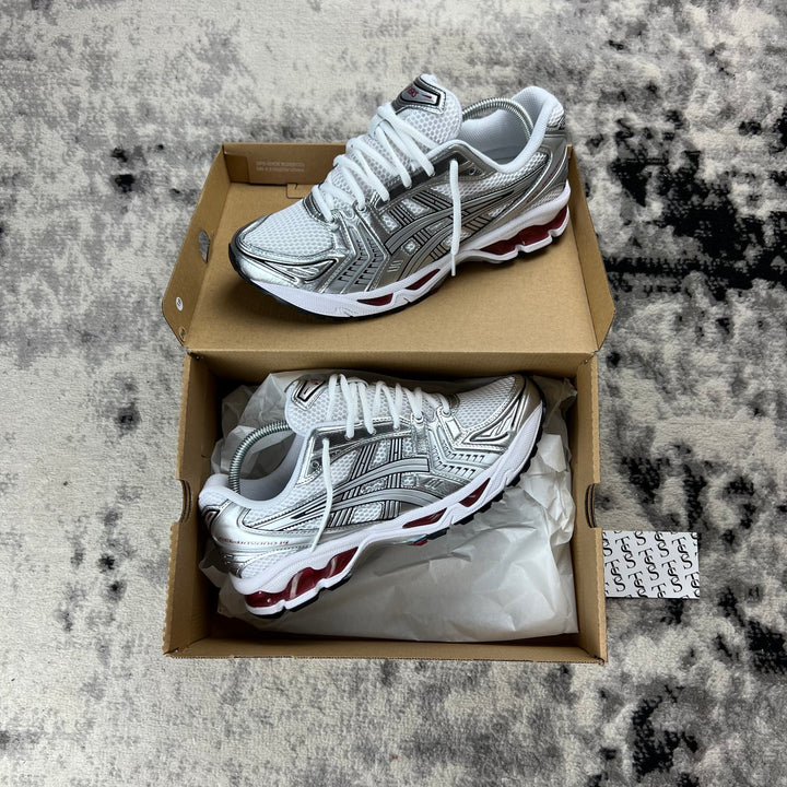 ASICS KAYANO 14 - WHITE / PURE SILVER