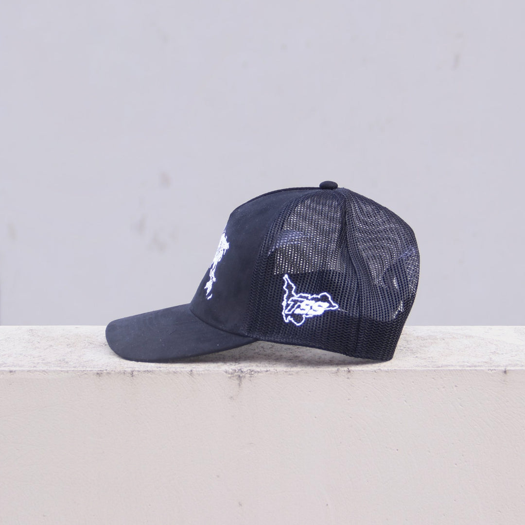 TSS GLOBAL CAP - BLACK SUEDE