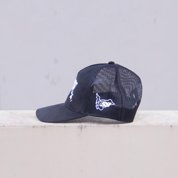 TSS GLOBAL CAP - BLACK SUEDE
