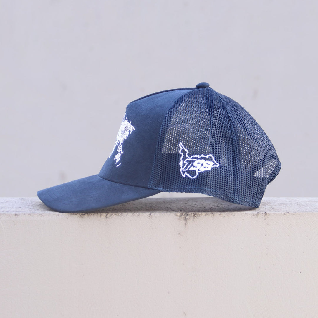 TSS GLOBAL CAP - NAVY SUEDE