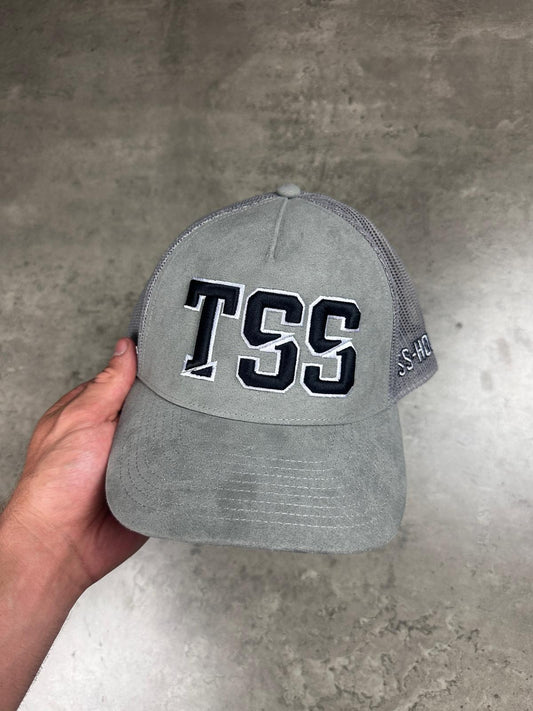 TSS CAP - GREY SUEDE