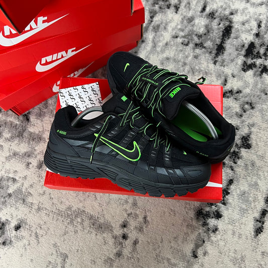 NIKE P-6000 - BLACK / GREEN STRIKE