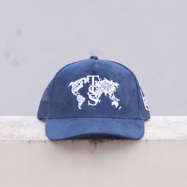 TSS GLOBAL CAP - NAVY SUEDE