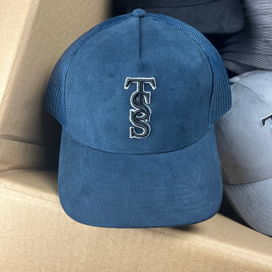 NAVY TSS CAP - SUEDE