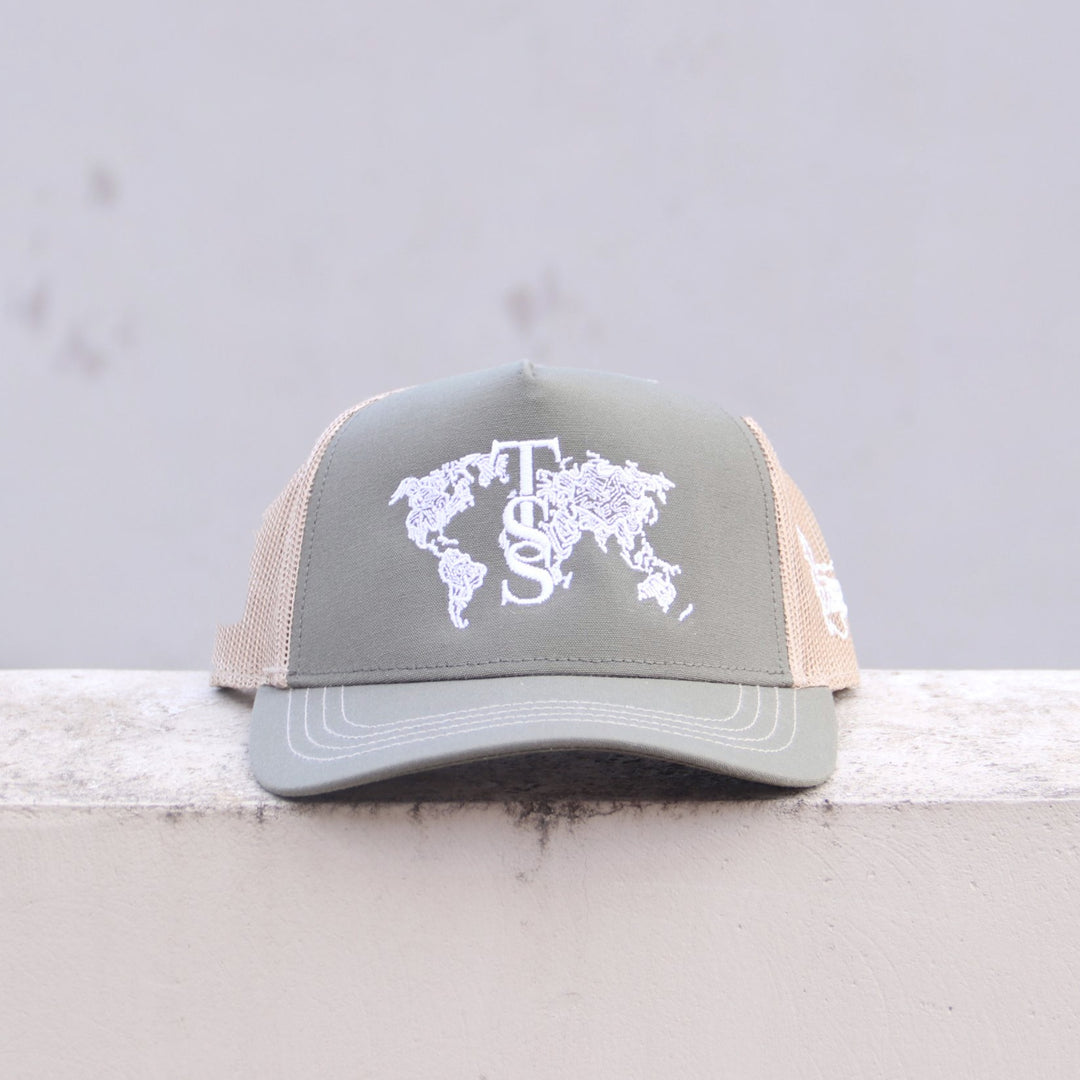 TSS GLOBAL CAP - KHAKI COTTEN