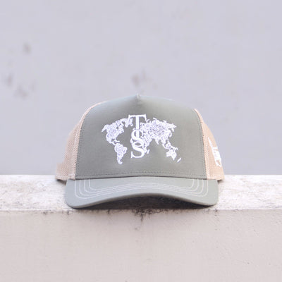 TSS GLOBAL CAP - KHAKI COTTEN