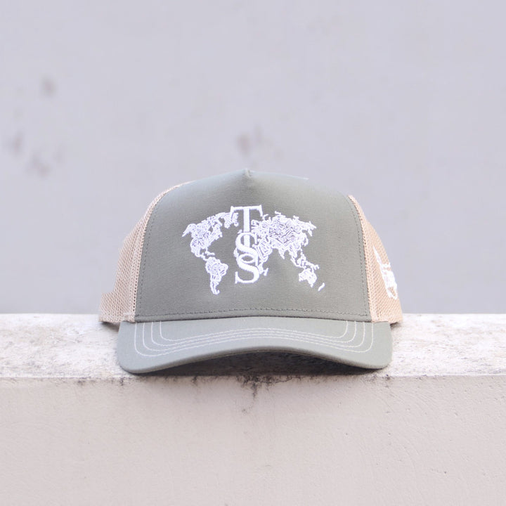 TSS GLOBAL CAP - KHAKI COTTEN