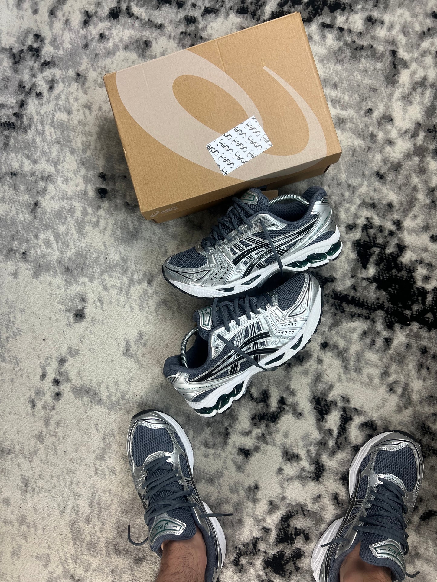 ASICS KAYONO 14 - METROPOLIS JASPER GREEN