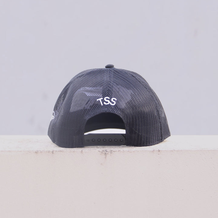 TSS GLOBAL CAP - DARK GREY / BLACK COTTEN