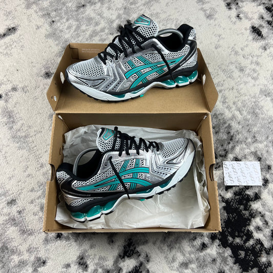 ASICS KAYANO 14 - WHITE / WATERFALL